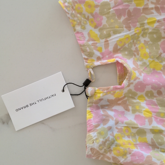 Faithfull the Brand Beline midi dress, X-Small,NWT - Picture 5 of 9